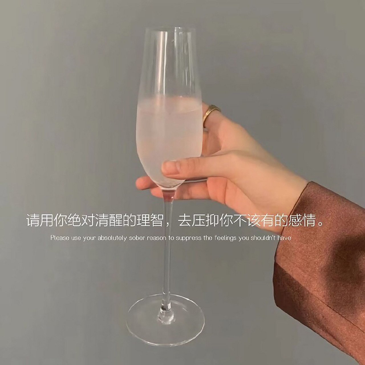 微信图像|文案图片|背景图 朋友圈文案 	 请用你绝对的理智,去压抑你