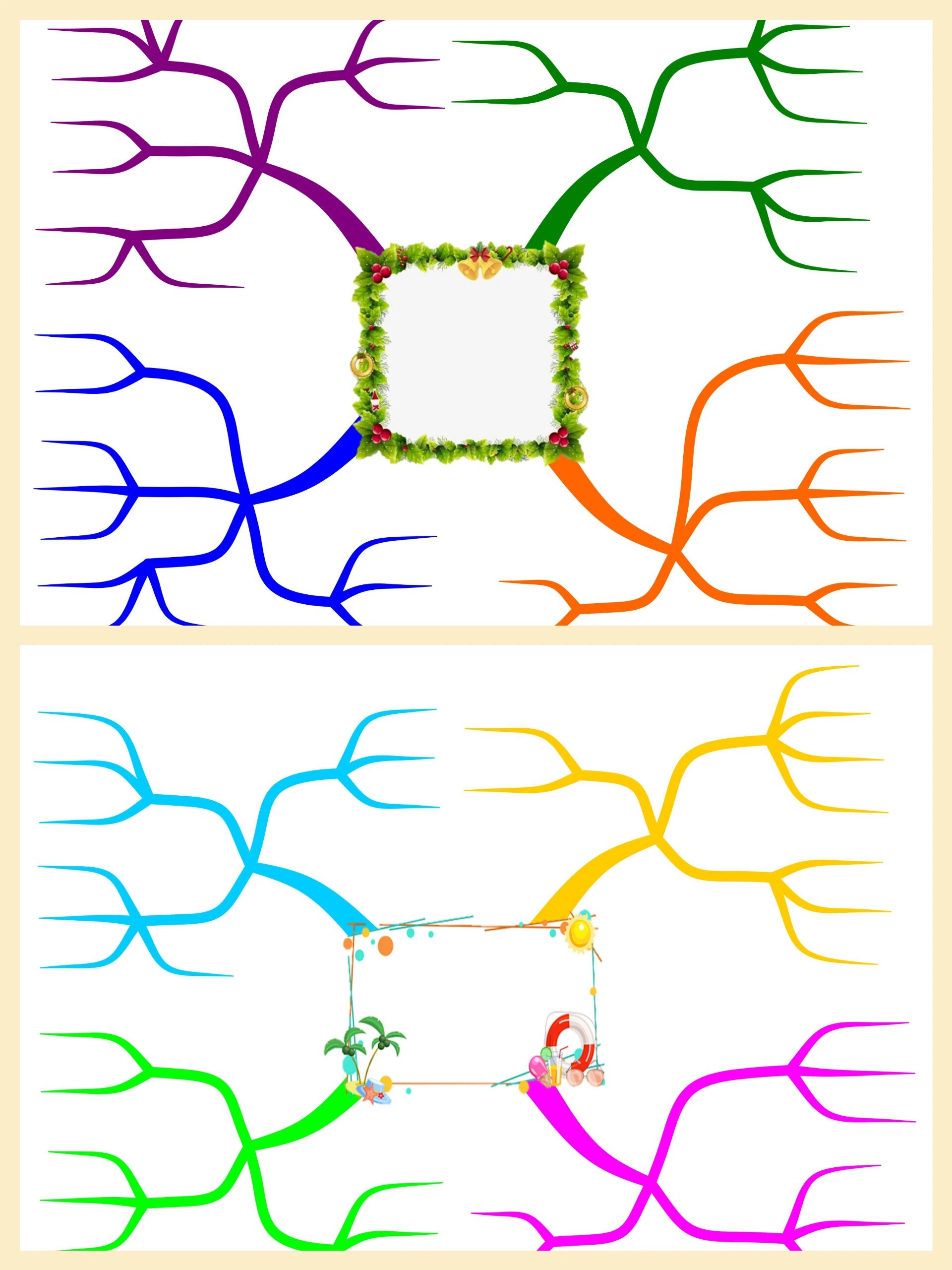 直接可以拿来用的思维导图模板
