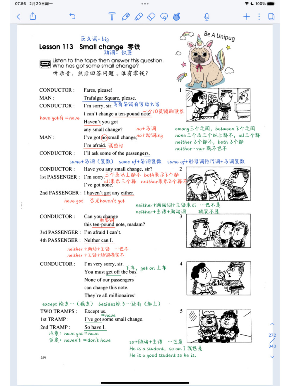 新概念第一册课文原文图片