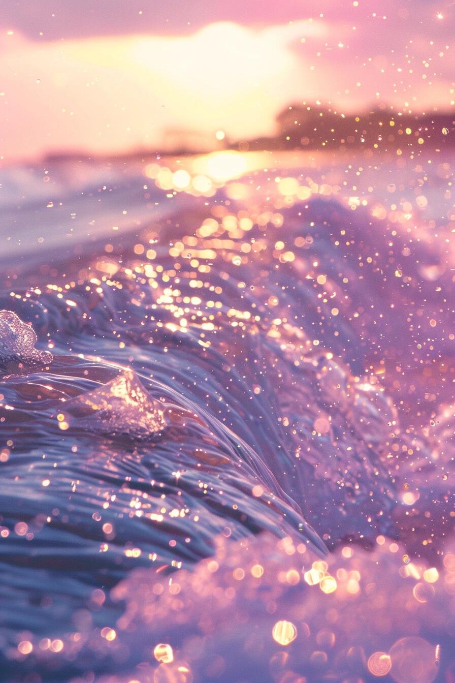 流水生金|九紫离火旺财壁纸 每日正念:宇宙把我要的都带给我!