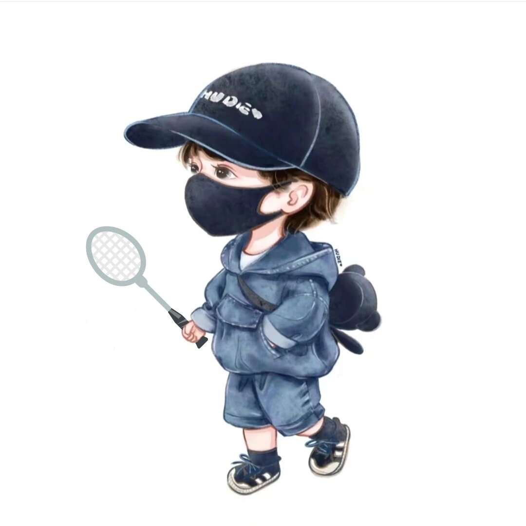 分享一组羽毛球头像叭,第一个我用.@大m学社的动态