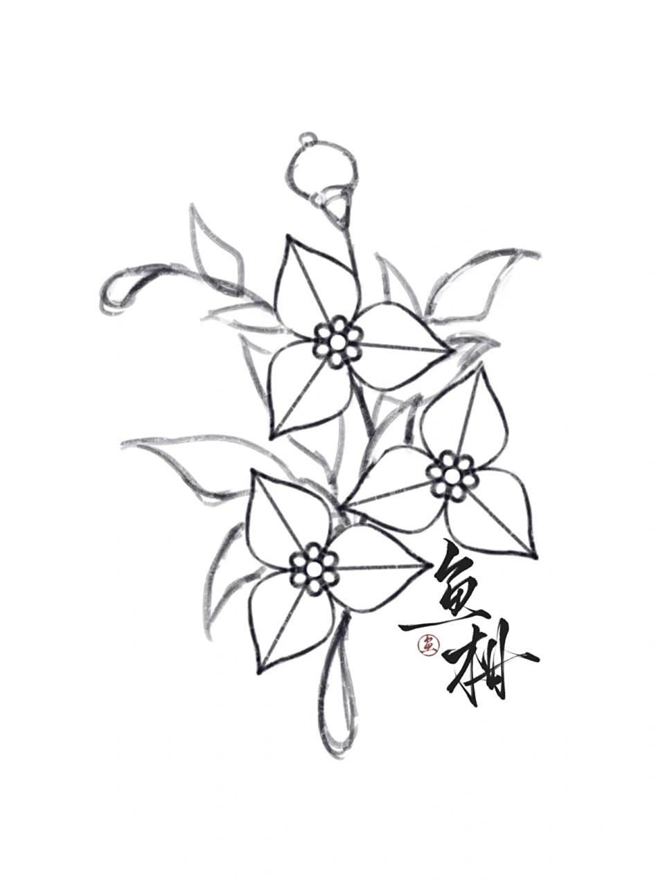 三角梅～ 之前画的三角梅(p3)撞脑洞了,为了不引起不必要的麻烦,希望