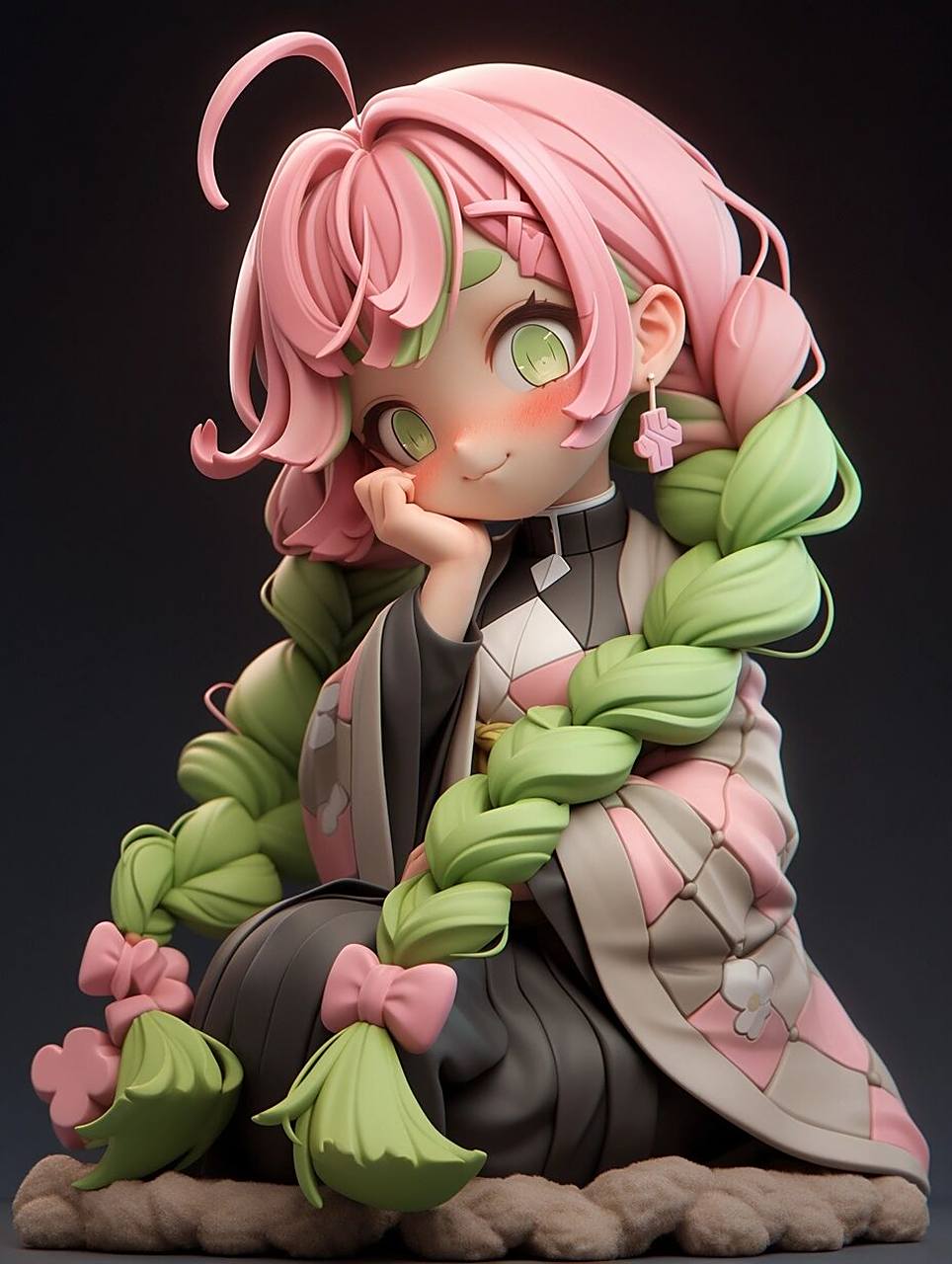 潮玩手办#08 恋柱 甘露寺蜜璃