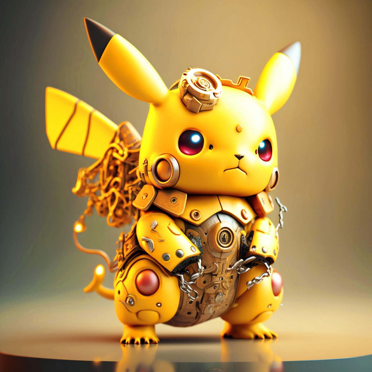 战神皮卡丘壁纸头像|想要做姓氏头像来 机甲版皮卡丘来了最近学了做