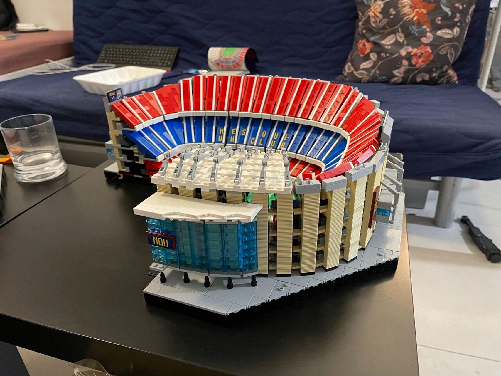 乐高诺坎普-第二晚 拼了两个晚上有四分之三了,明天争取完工!