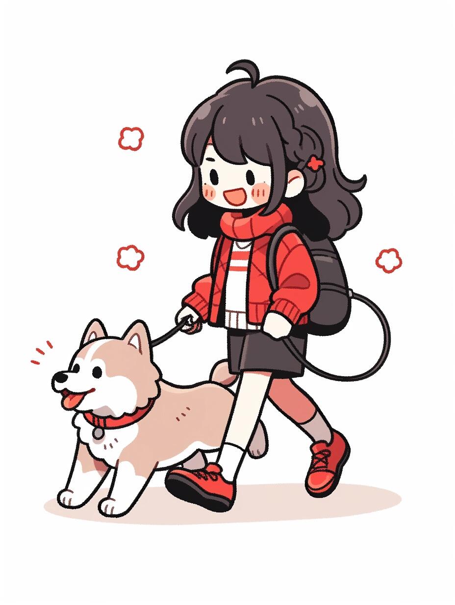 遛狗的女孩🦮