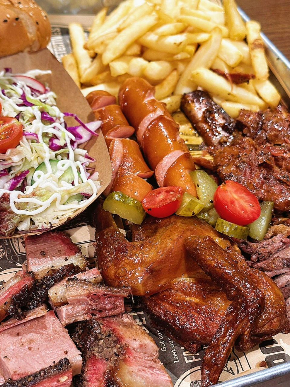 大武汉也能吃到美式bbq烤肉啦94 新挖到了一家宝藏的美式风格烤肉店