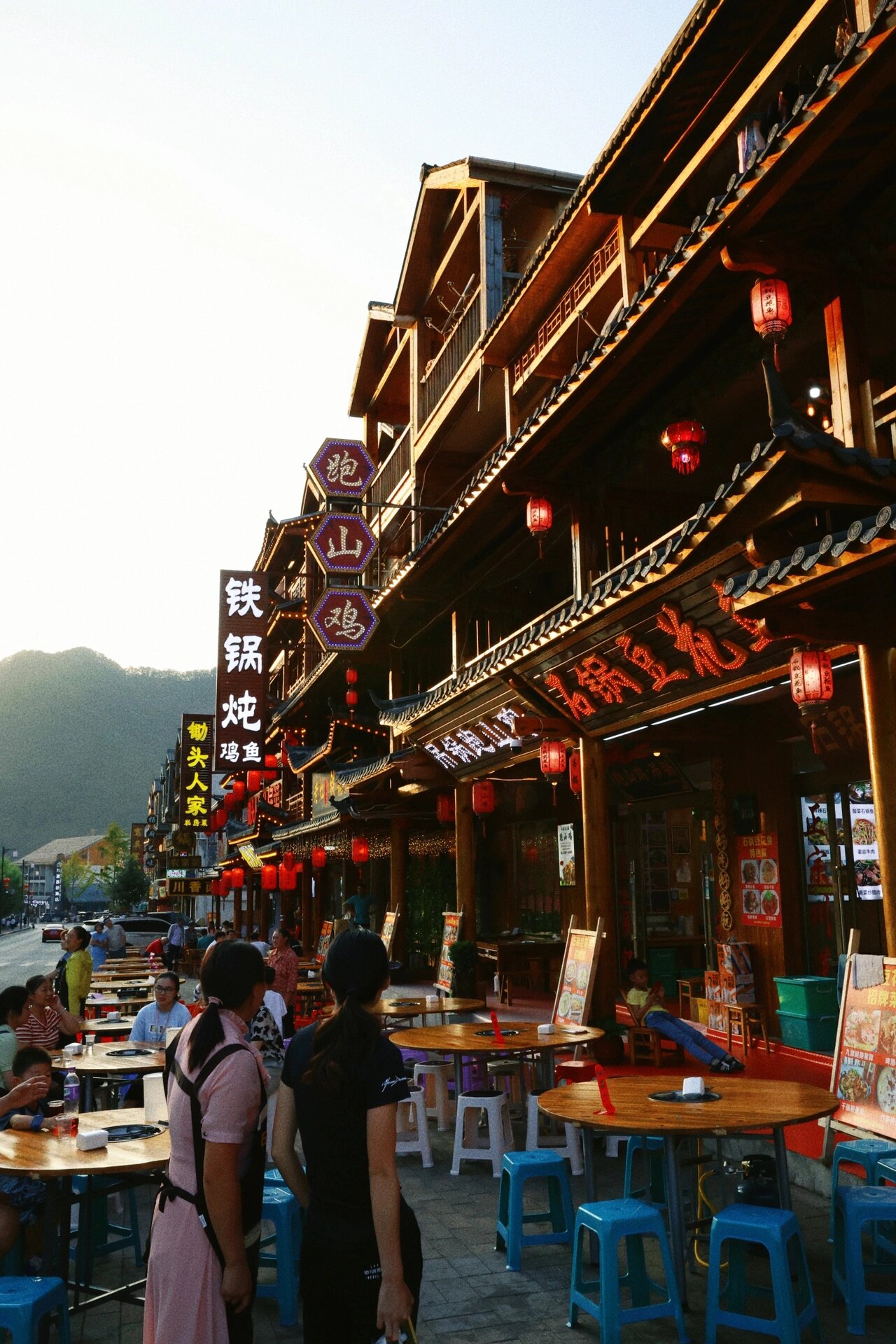 来坪阡古镇度20度的夏天