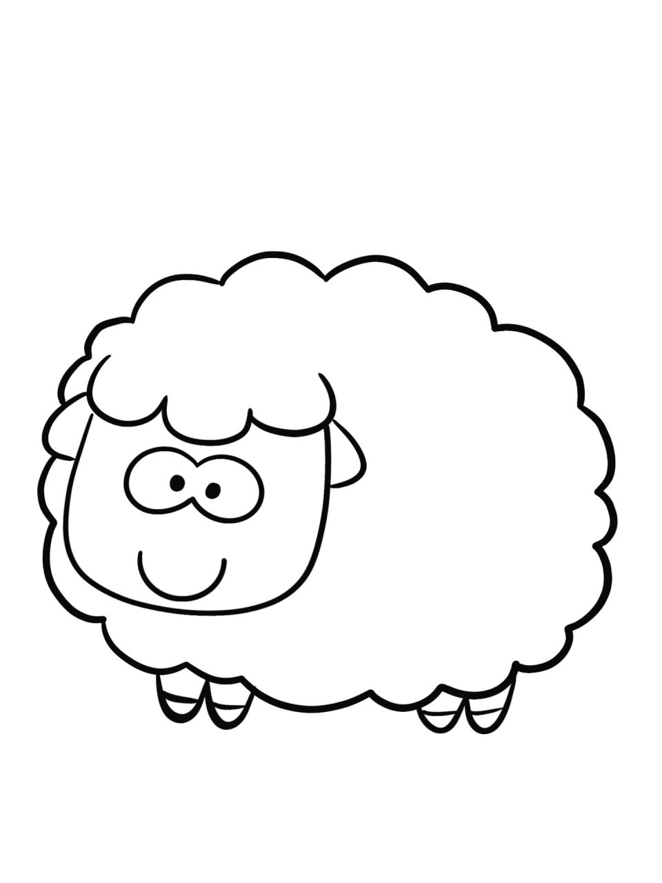 简笔画教程分享 小绵羊91