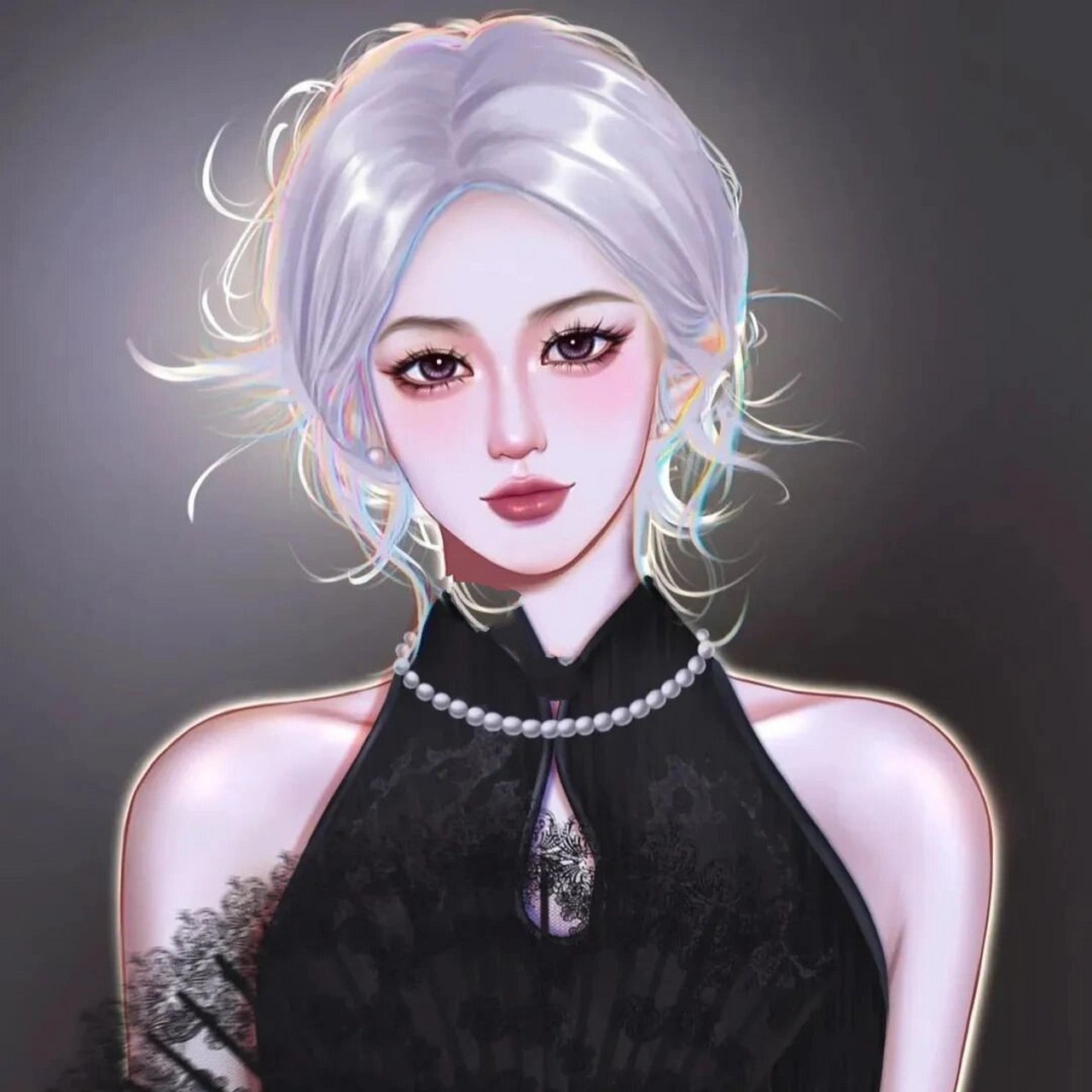 可爱风 霸气风漫画女生头像93