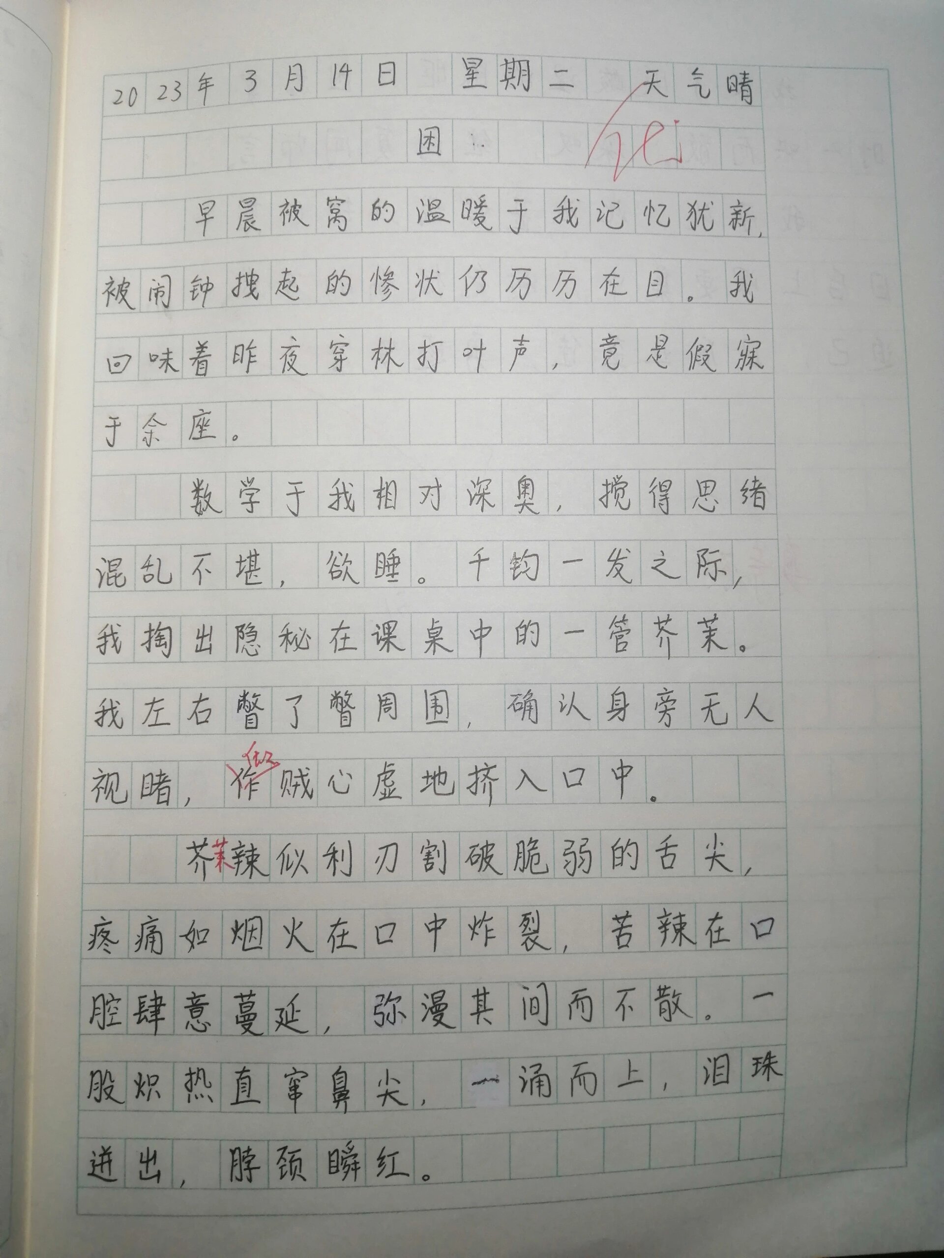 日记怎么写200字图片