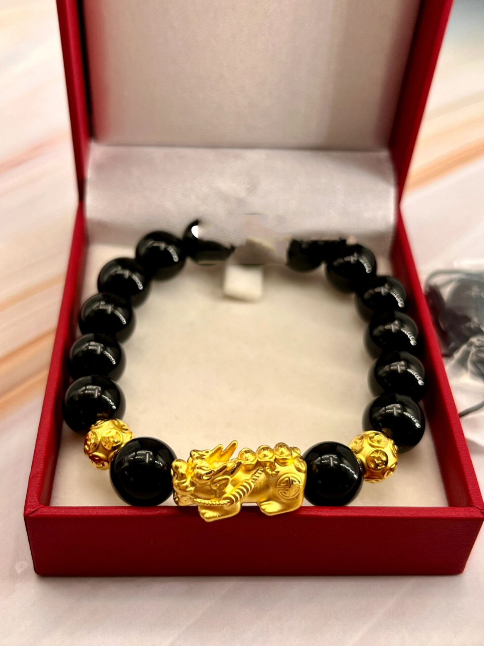 预算80077 送爸爸妈妈的黄金貔貅手串礼物97 在过几天就是爸爸的