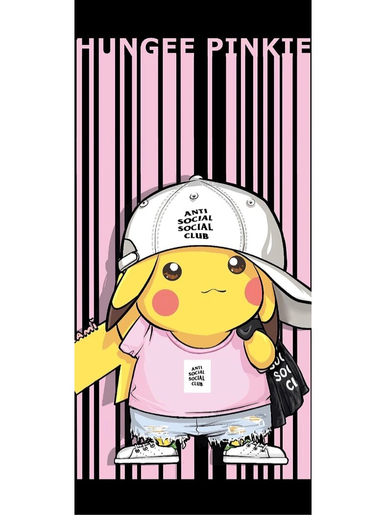 皮卡丘潮服壁纸来咯 让我们来数数 皮卡丘 穿了多少套衣服吧