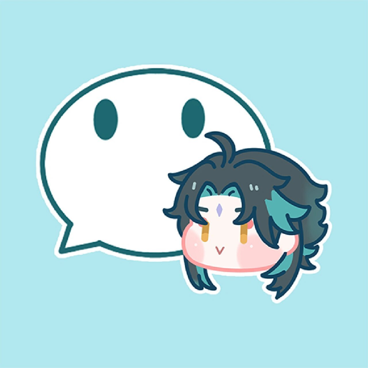 手机桌面图标|q版魈 第一弹 本期终于到魈上线啦!