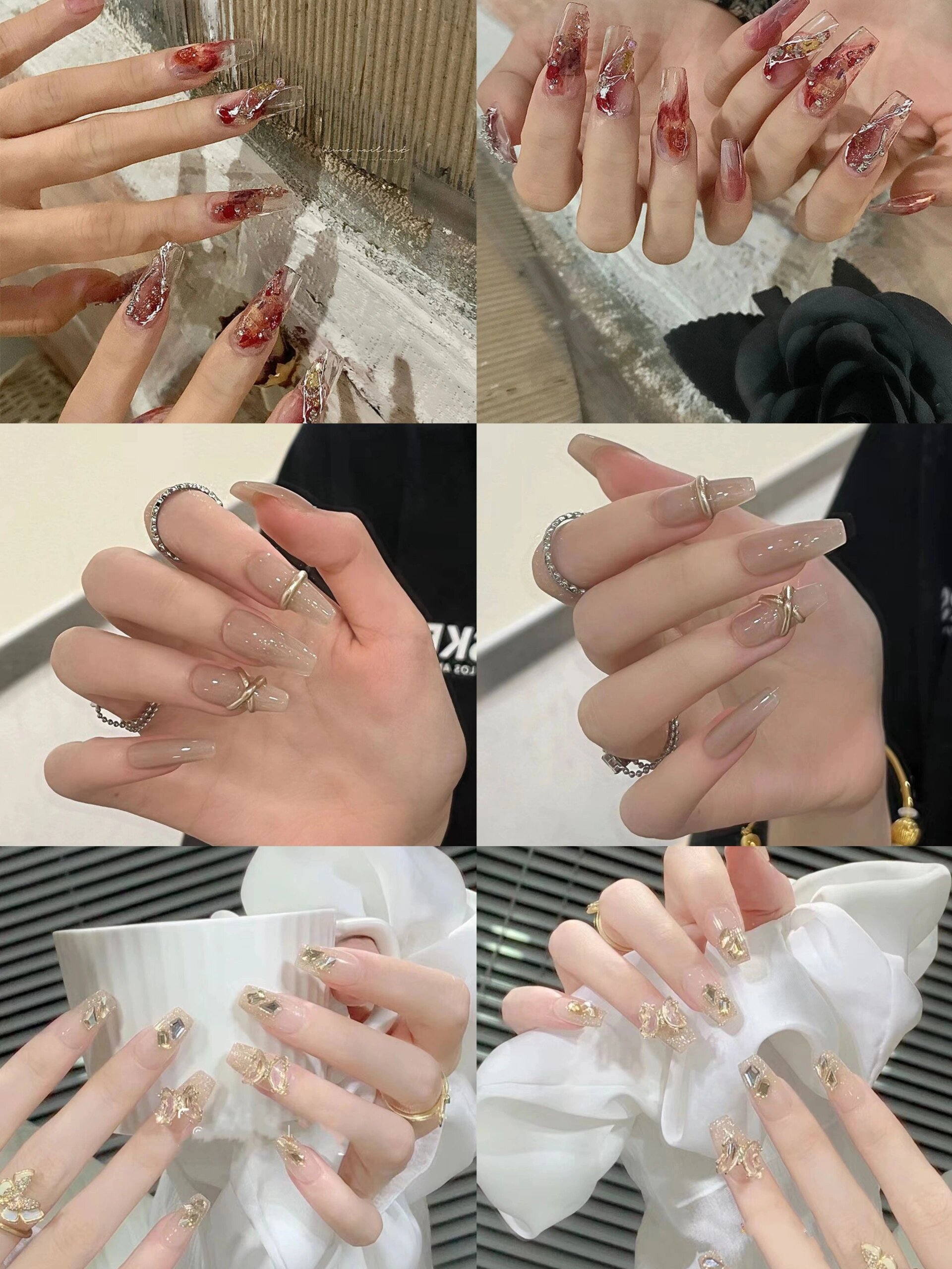 超可爱新款美甲显白清新ins小红书爆款