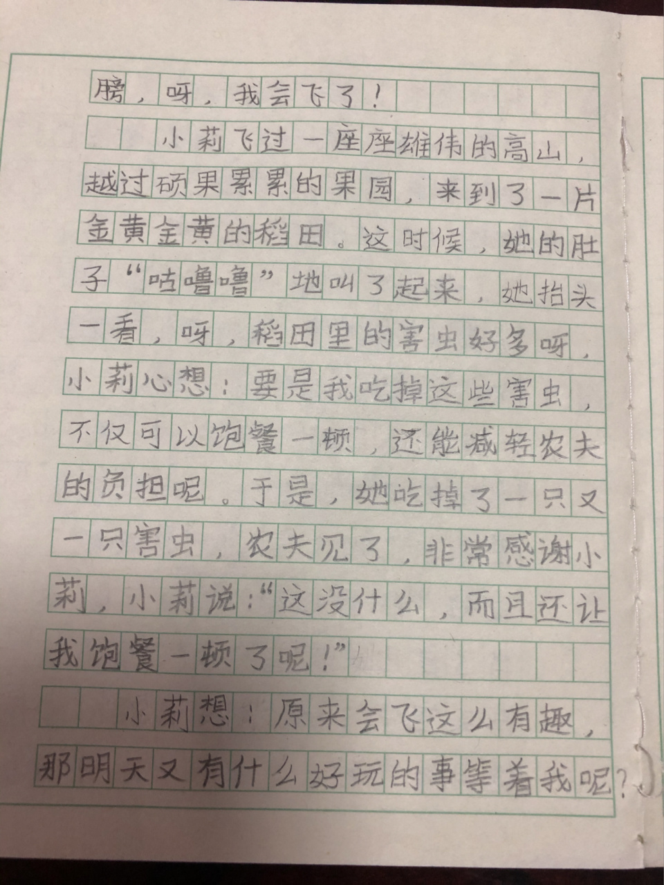 人教版三年级下想象作文《会飞的母鸡》 人教版三年级下想象作文《会