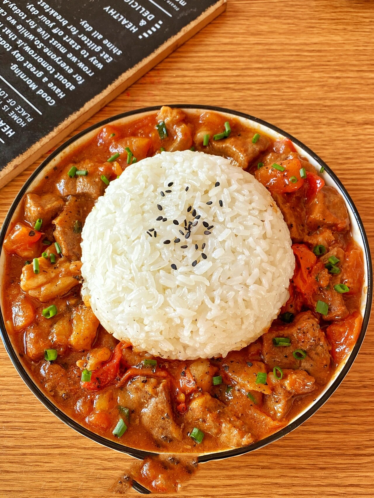 99汤鲜浓郁,美味意式番茄牛肉盖浇饭6015