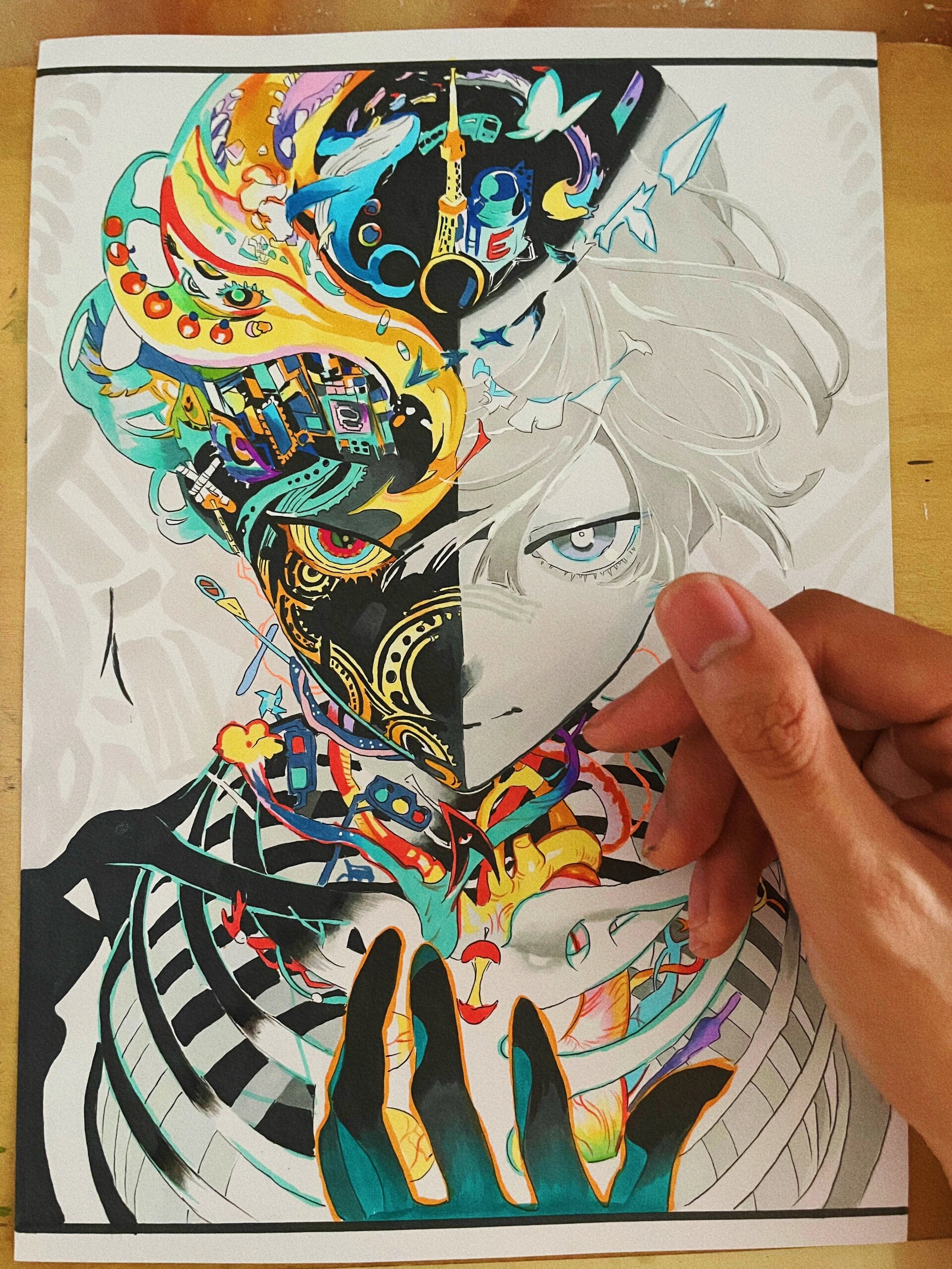 左滑帮我打开反转色!