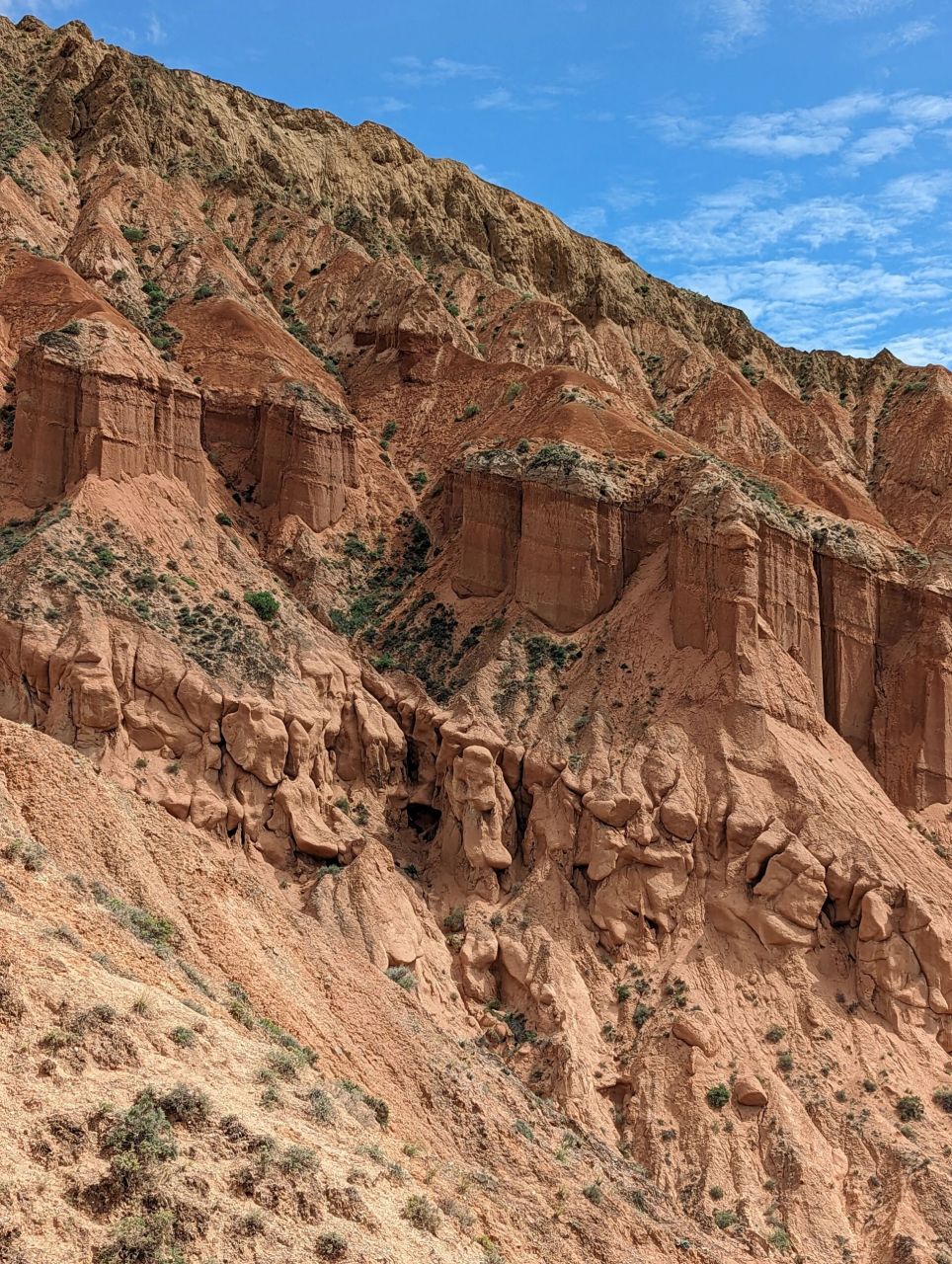 贵德国家地质公园 贵德国家地质公园 白垩纪至第三纪红色砂砾岩层 由
