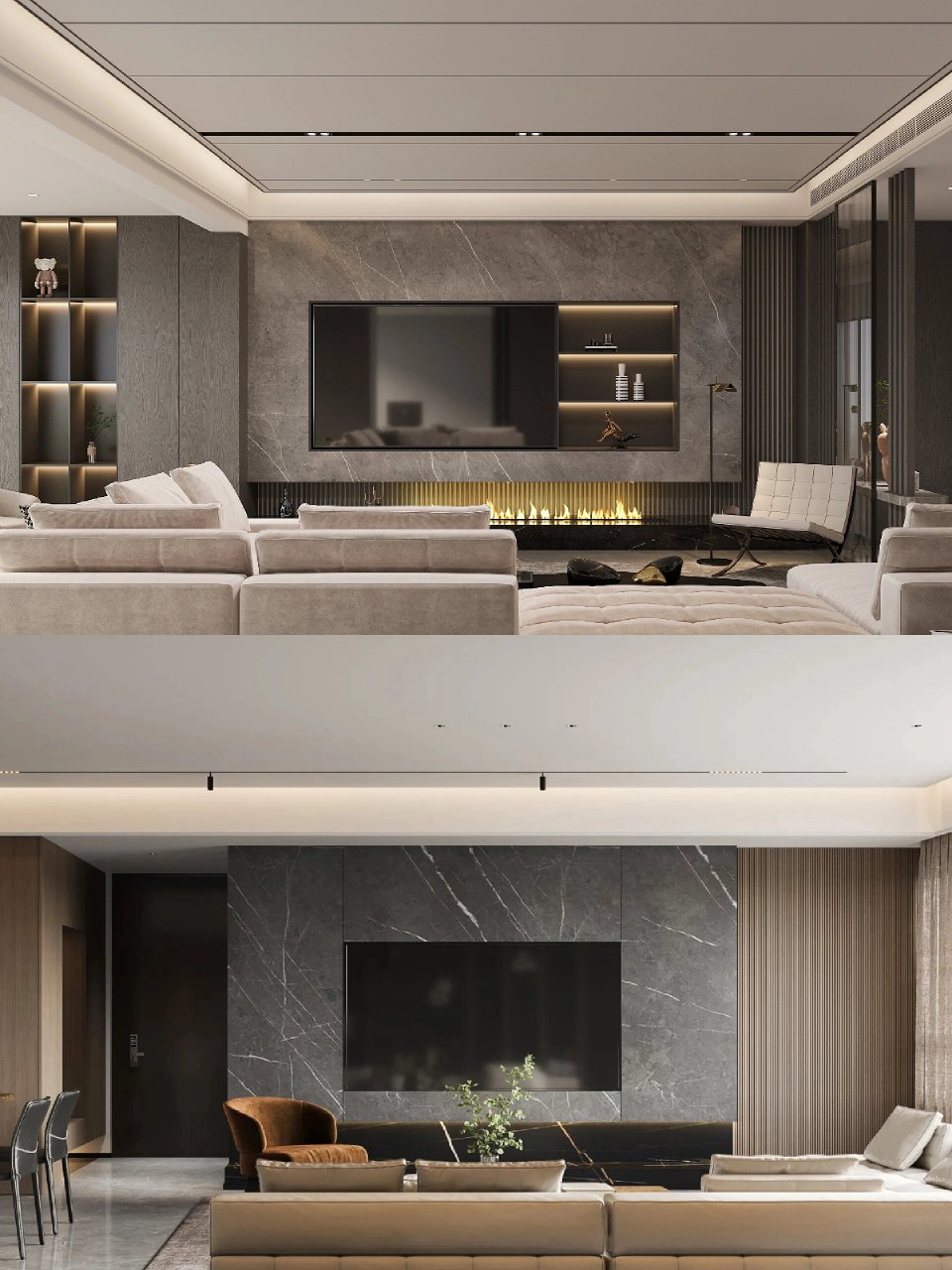 2023超火电视背景墙设计97高端又大气 96 分享12款简约且有质感的