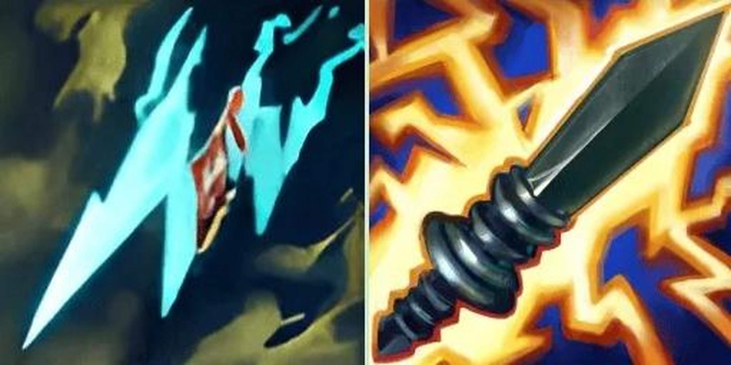 lol测试服电刀图标改动:变成蓝色闪电刃  最近,lol测试服中电刀重新