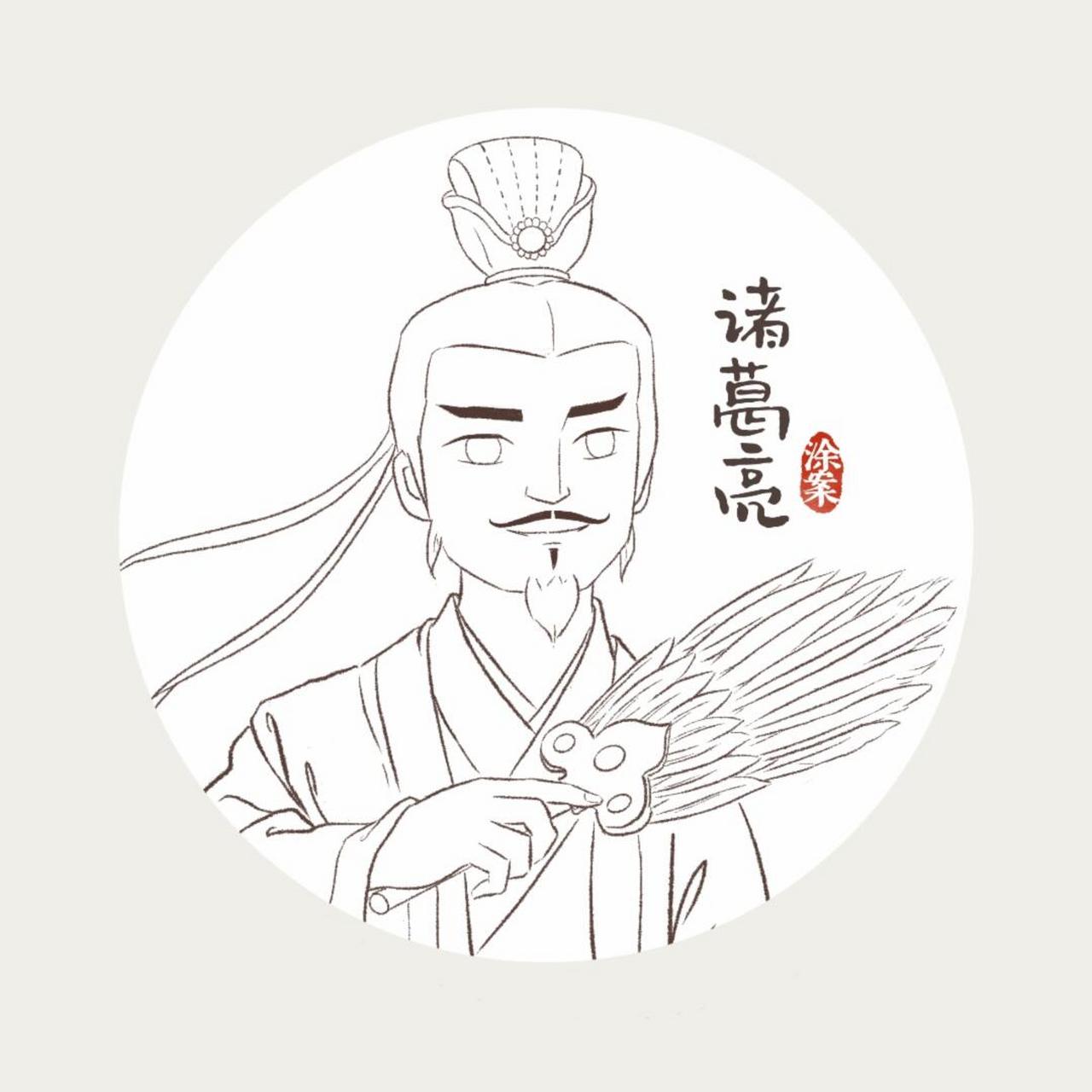历史|古诗词 中华风|三国演义|诸葛亮 #中华风# #诸葛亮# #头像分 