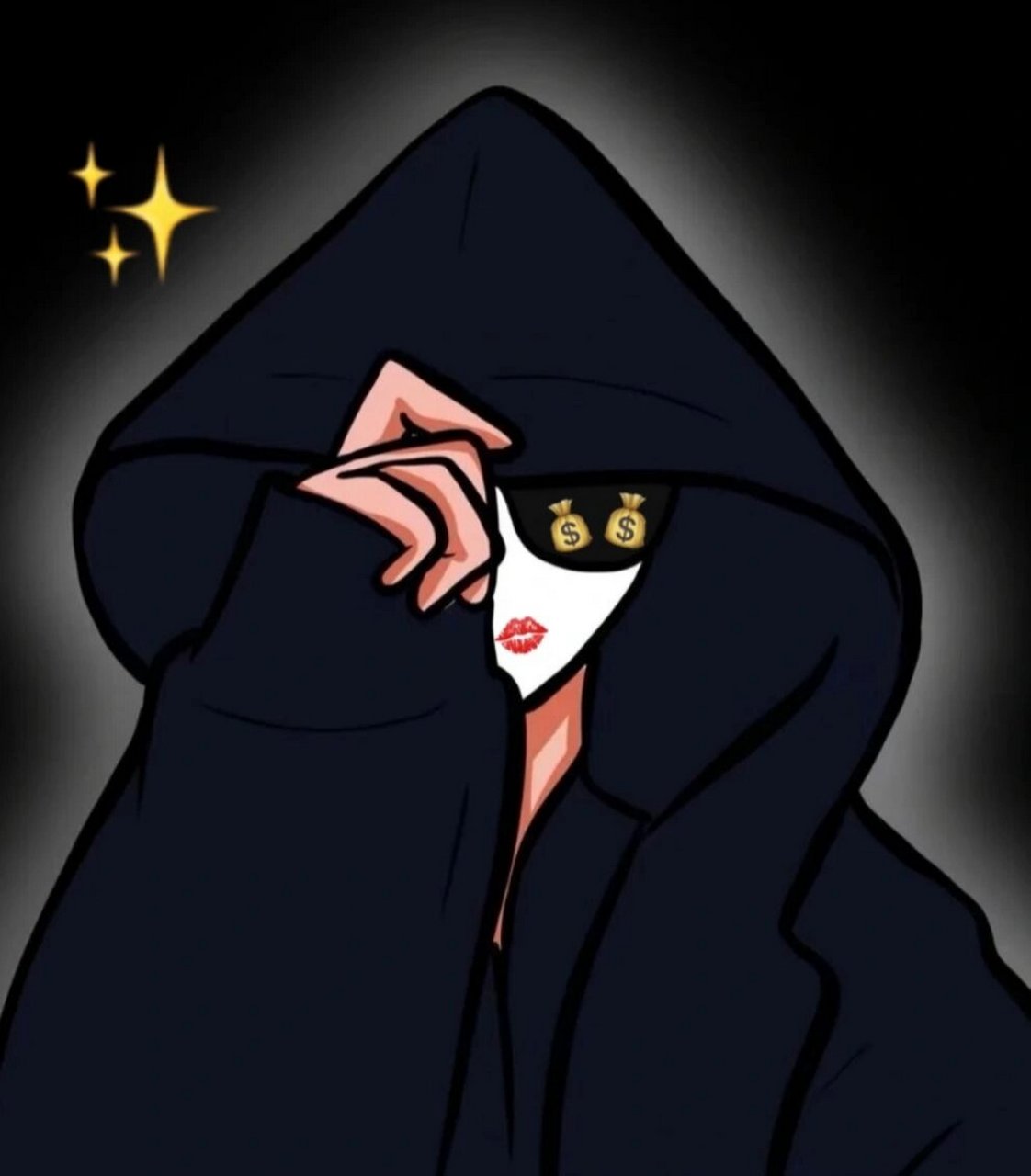 暴富头像 女头像 眼里只有钱了