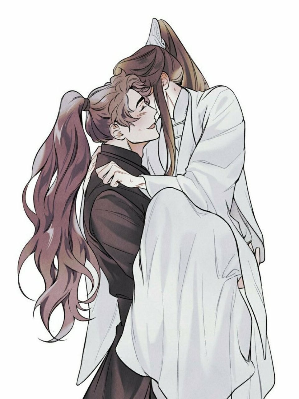 燃晚##漫画#  抱夏师弟和师尊,我想要[舔屏] twi:10000nyungmom