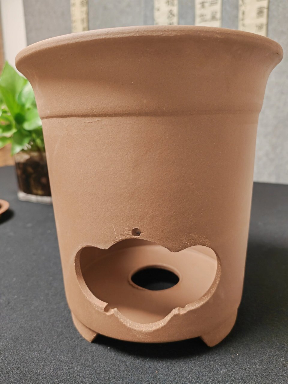 围炉煮茶‖花盆改造炭火炉 花盆改造炭火/酒精两用炉,从此实现围炉煮