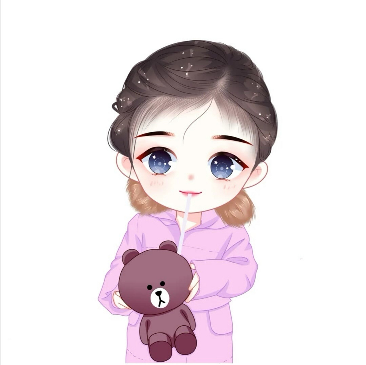 超萌小可爱卡通头像女宝宝暖男宝宝头像 小宝贝,你的一举一动都牵动着