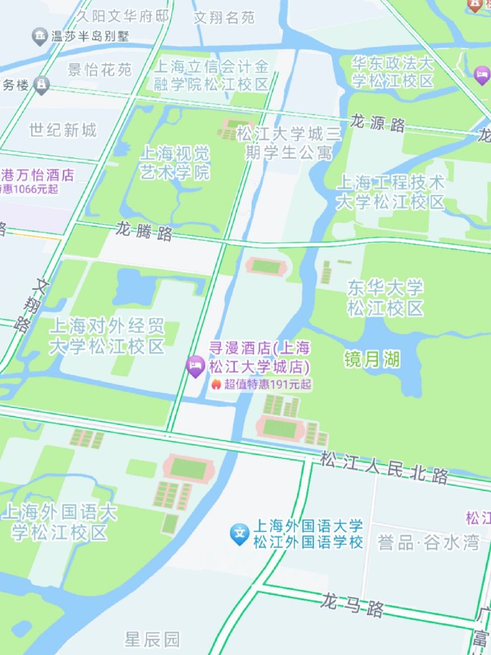 春天到了,你有没有想去看看的学校?  今天介绍一下上海的松江大学城.