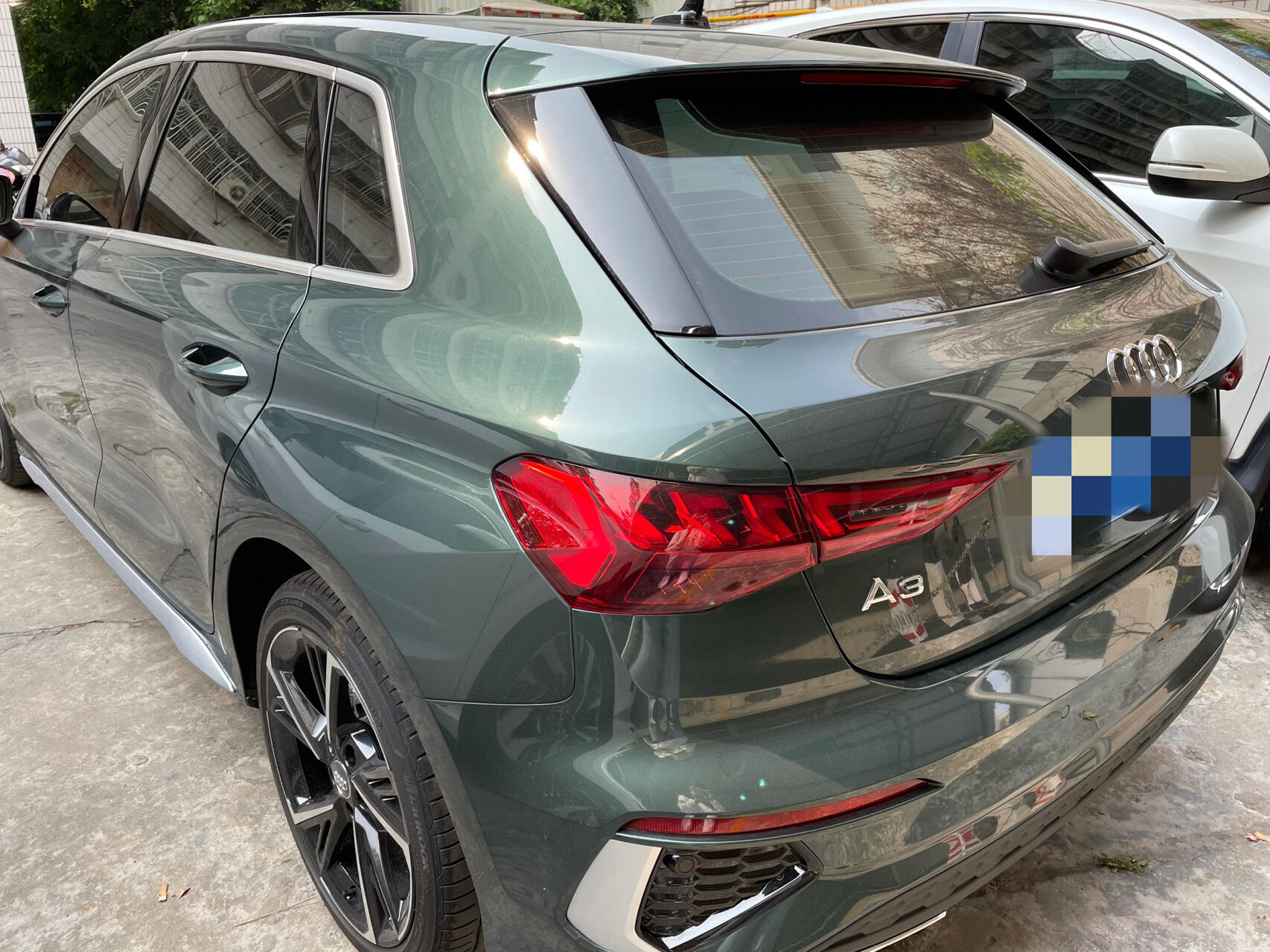 奥迪a3 21款哥特兰绿