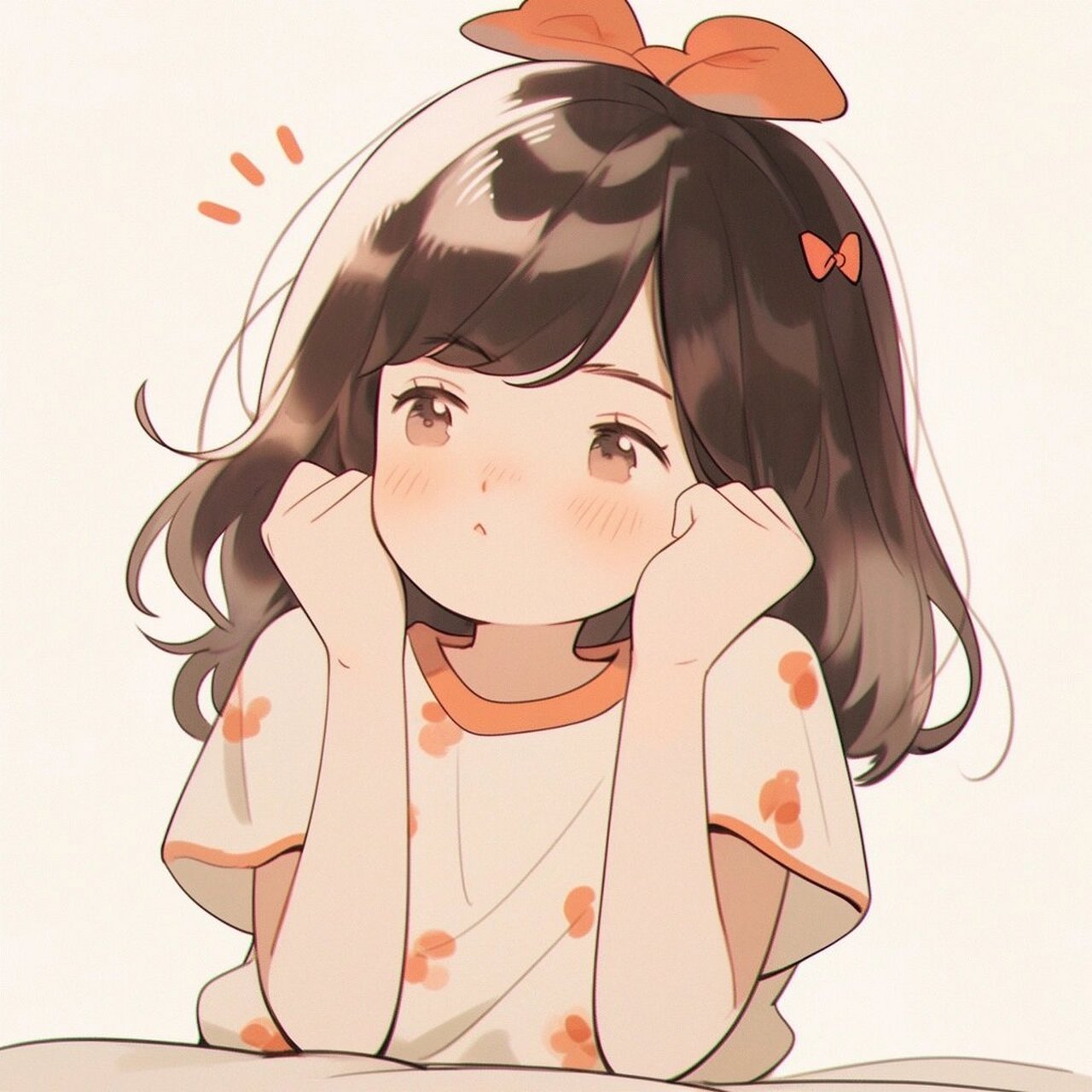 没事发发呆|女生头像