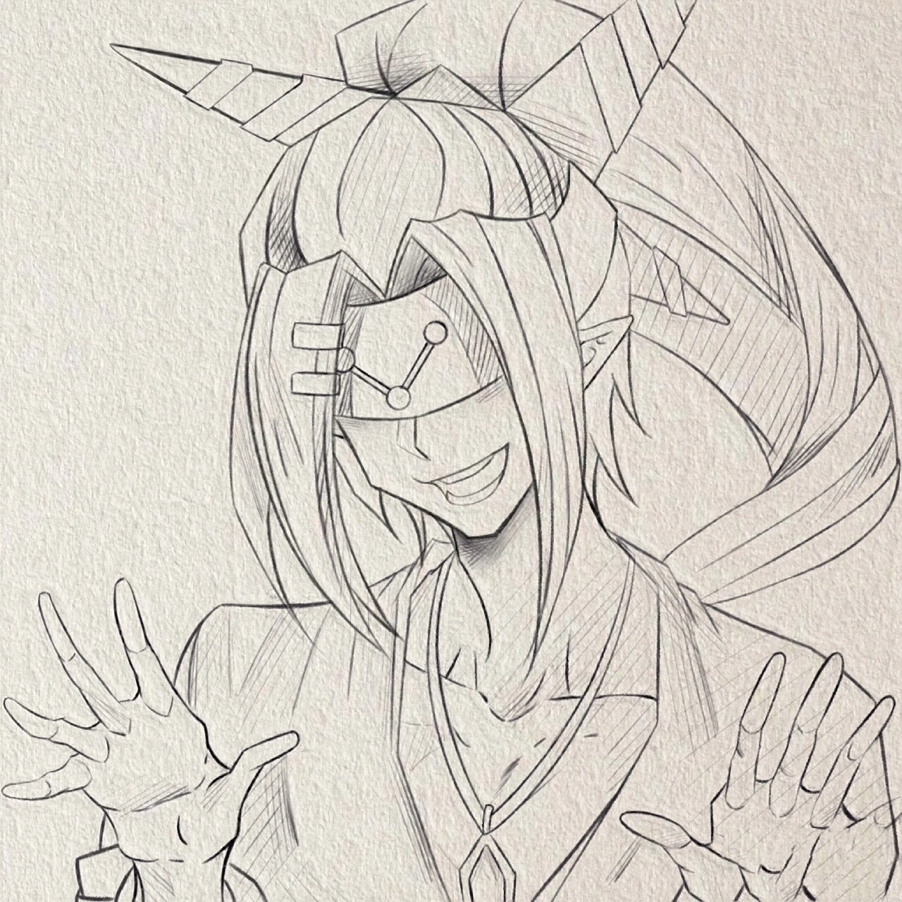 雷德——《凹凸世界》手绘 "乌罩下的明眸,是你独有的一份不羁" 雷德