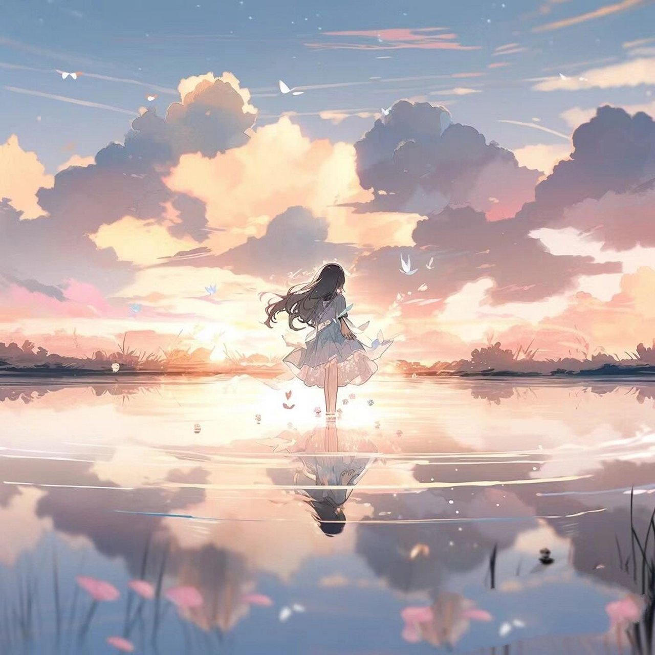 落日.余晖95给友友们分享几组动漫的女生头