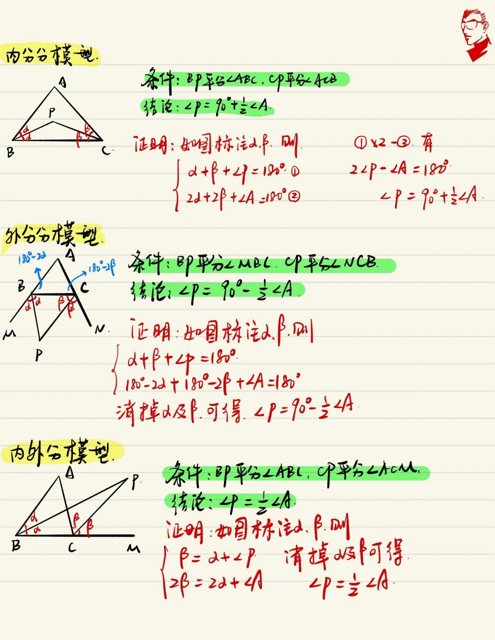 91初中必备压轴题模型 99猪蹄模型 	 99铅笔头模型 99翅尖