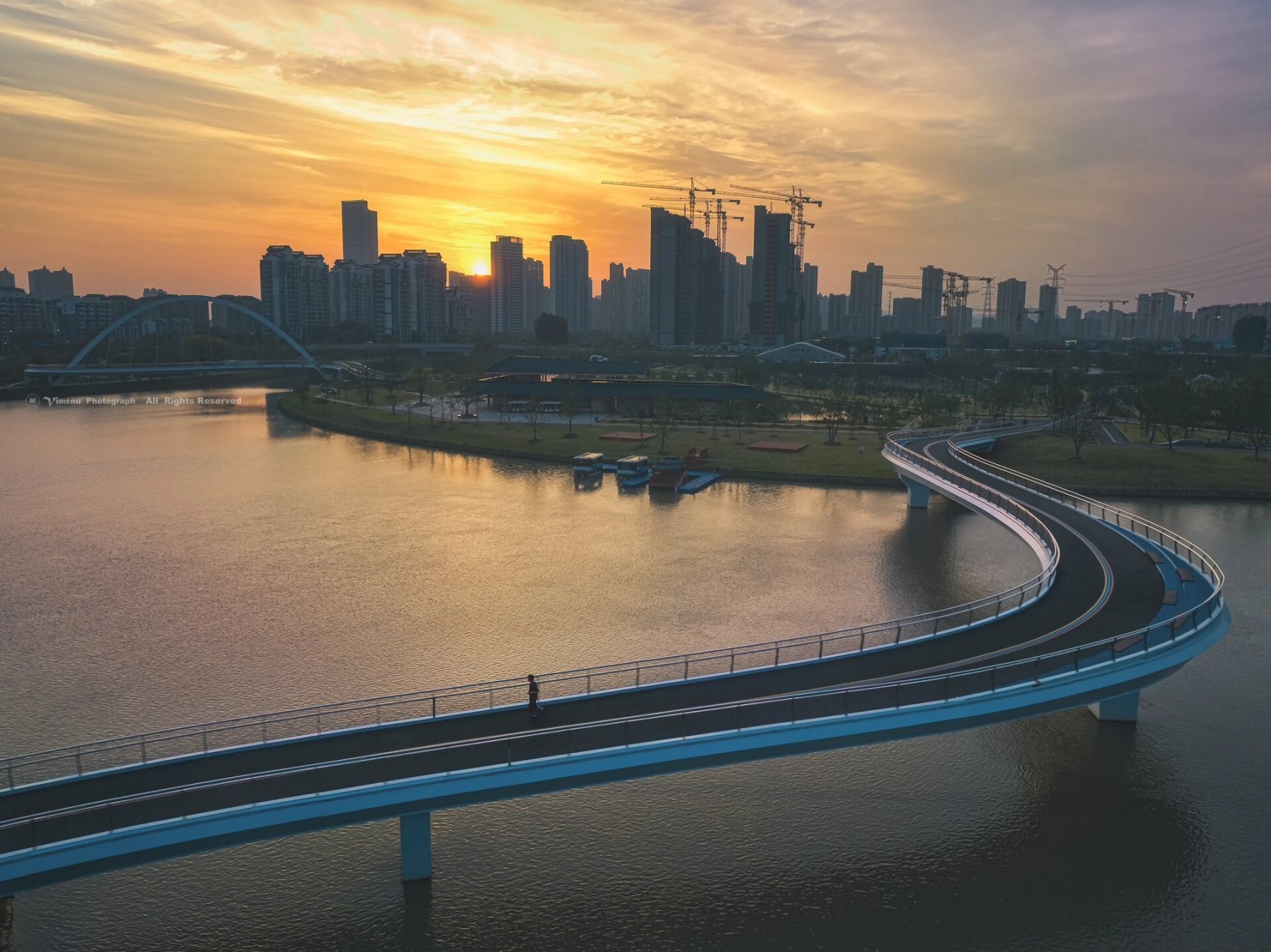 江阴锡澄运河公园,新晋网红户外地 锡澄运河公园"纵贯了城市的南北