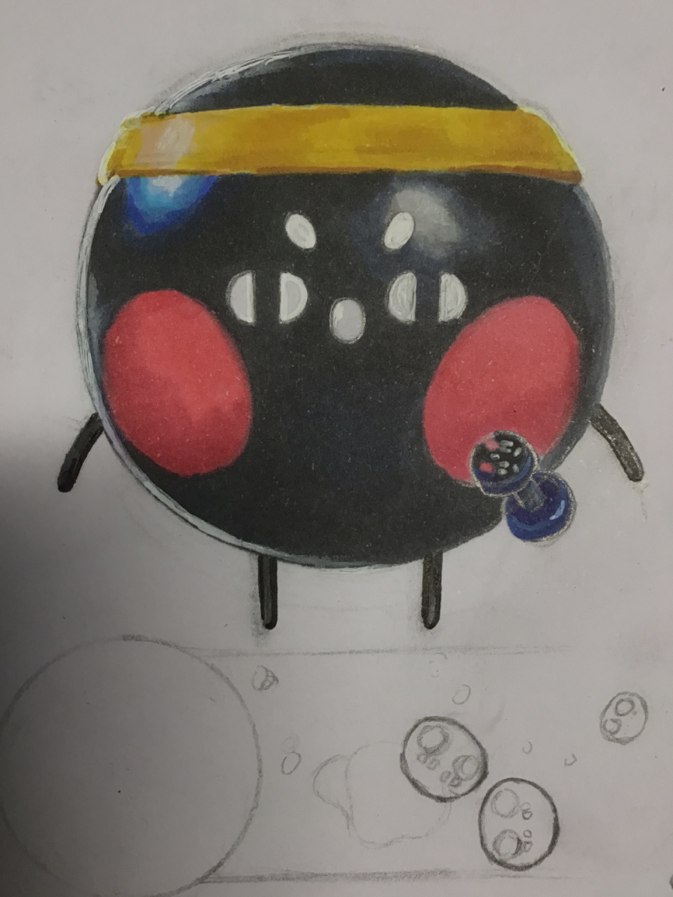 把李建勋本体画完了 补充液终于到了,过两天就能画完了 还有就是,你