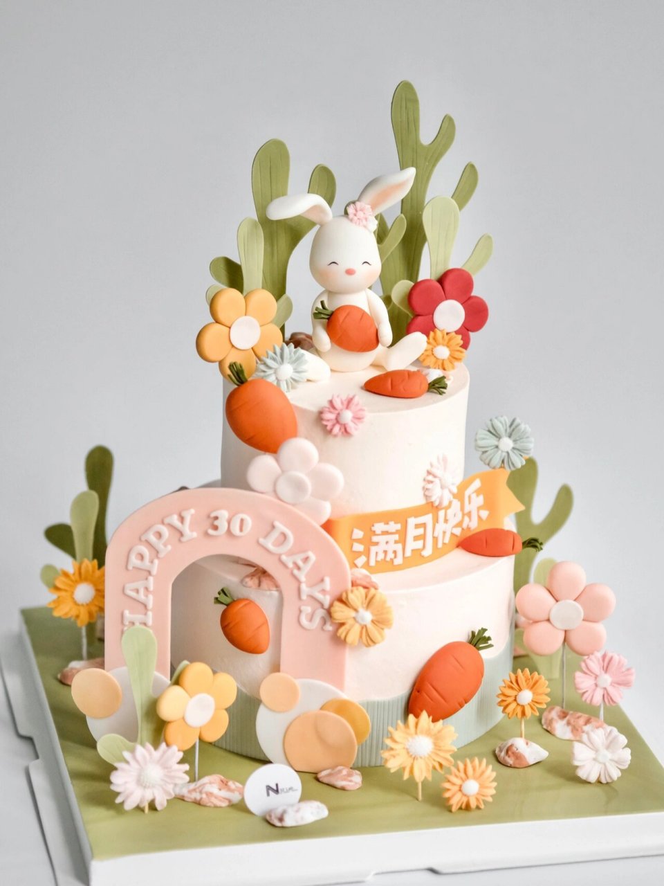 是个粉粉的baby兔 n32lab|石狮蛋糕|泉州甜品|兔宝宝蛋糕|周岁蛋糕