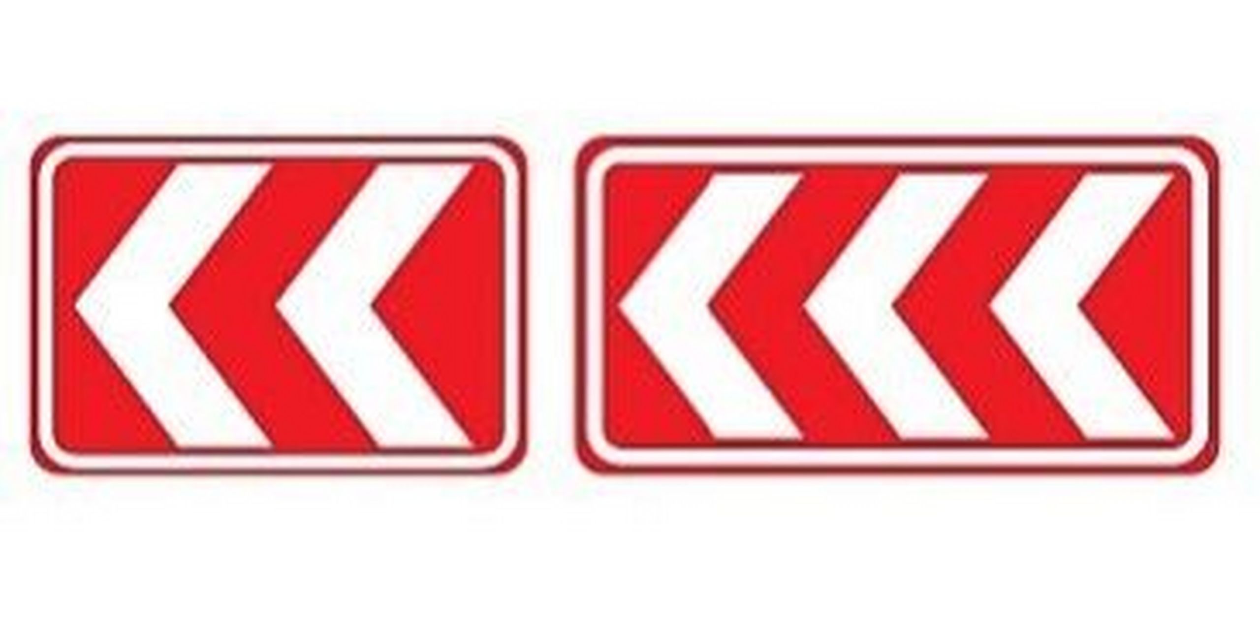 分流诱导标志 d.转弯诱导标志