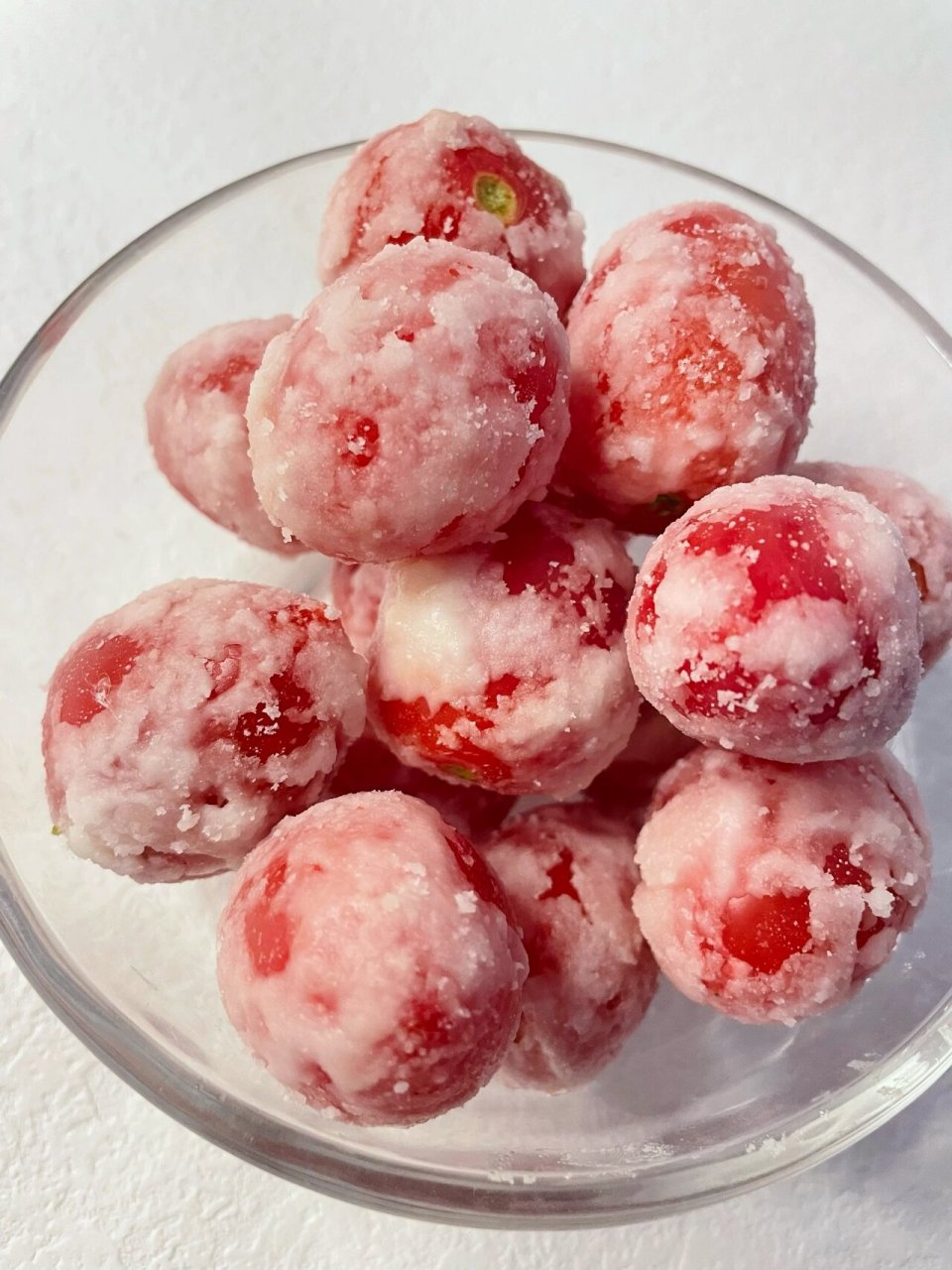 糖霜圣女果酸酸甜甜7615来熬糖霜!