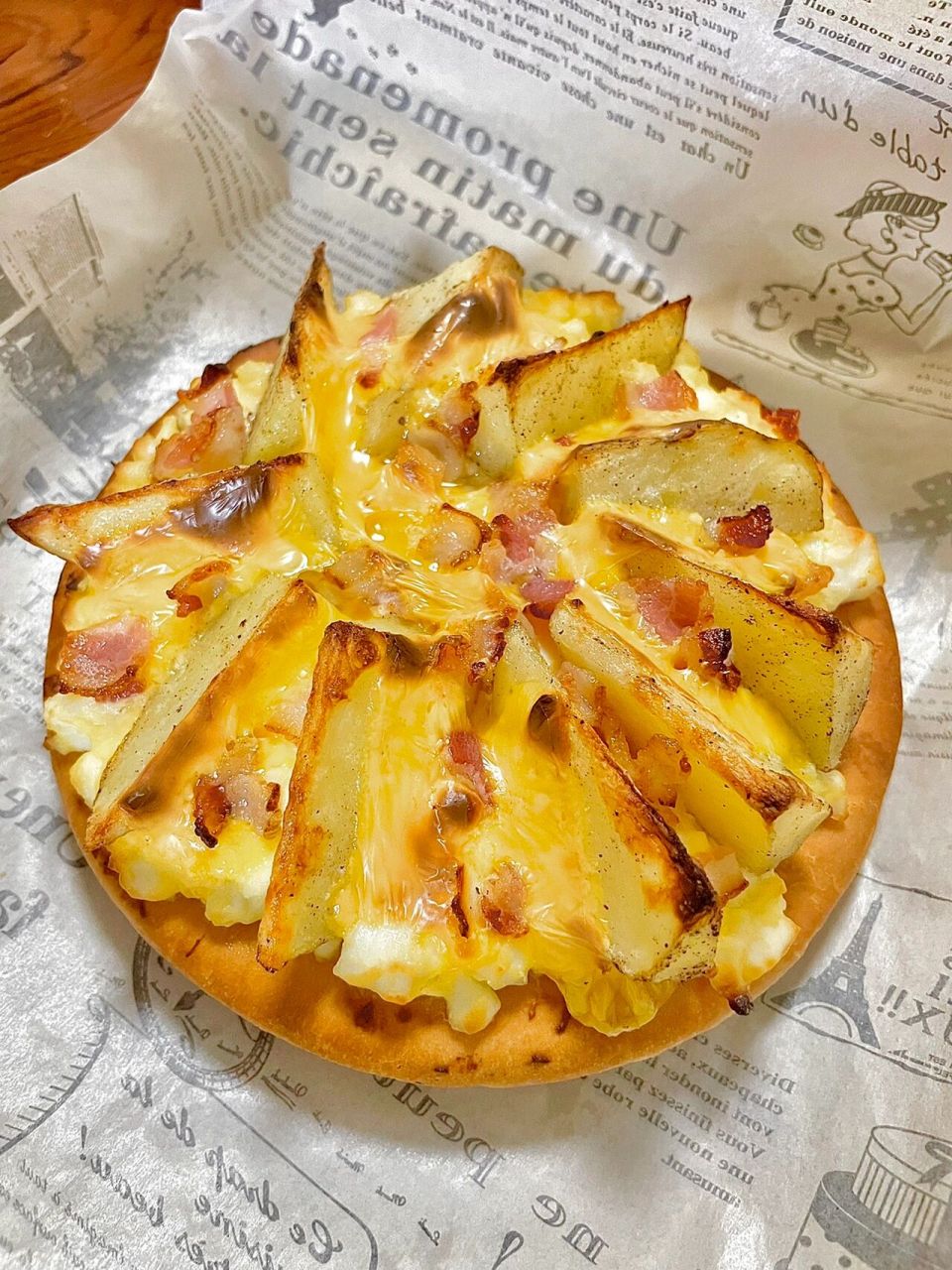 在家也能做必胜客薯角培根披萨93真的很好吃 97吃过一次就无法