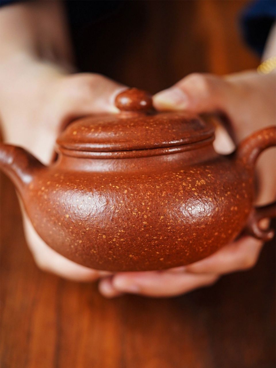 8目粗砂降坡泥 紫砂壶仿古壶 透气性好 个人觉得粗砂很古朴,养起来很