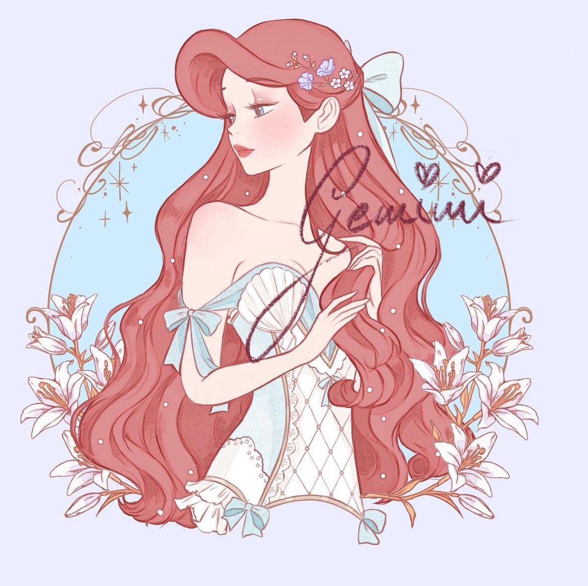 分享🧜🏻‍♀️迪士尼小美人鱼爱丽儿合集🪸