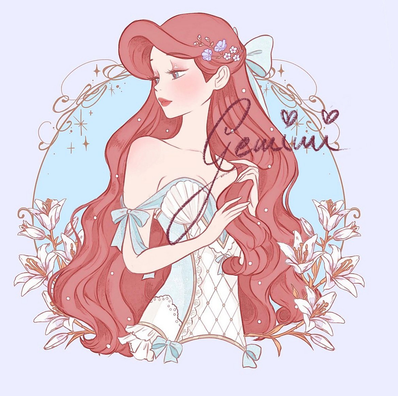 分享049969♀15迪士尼小美人鱼爱丽儿合集04 98who says