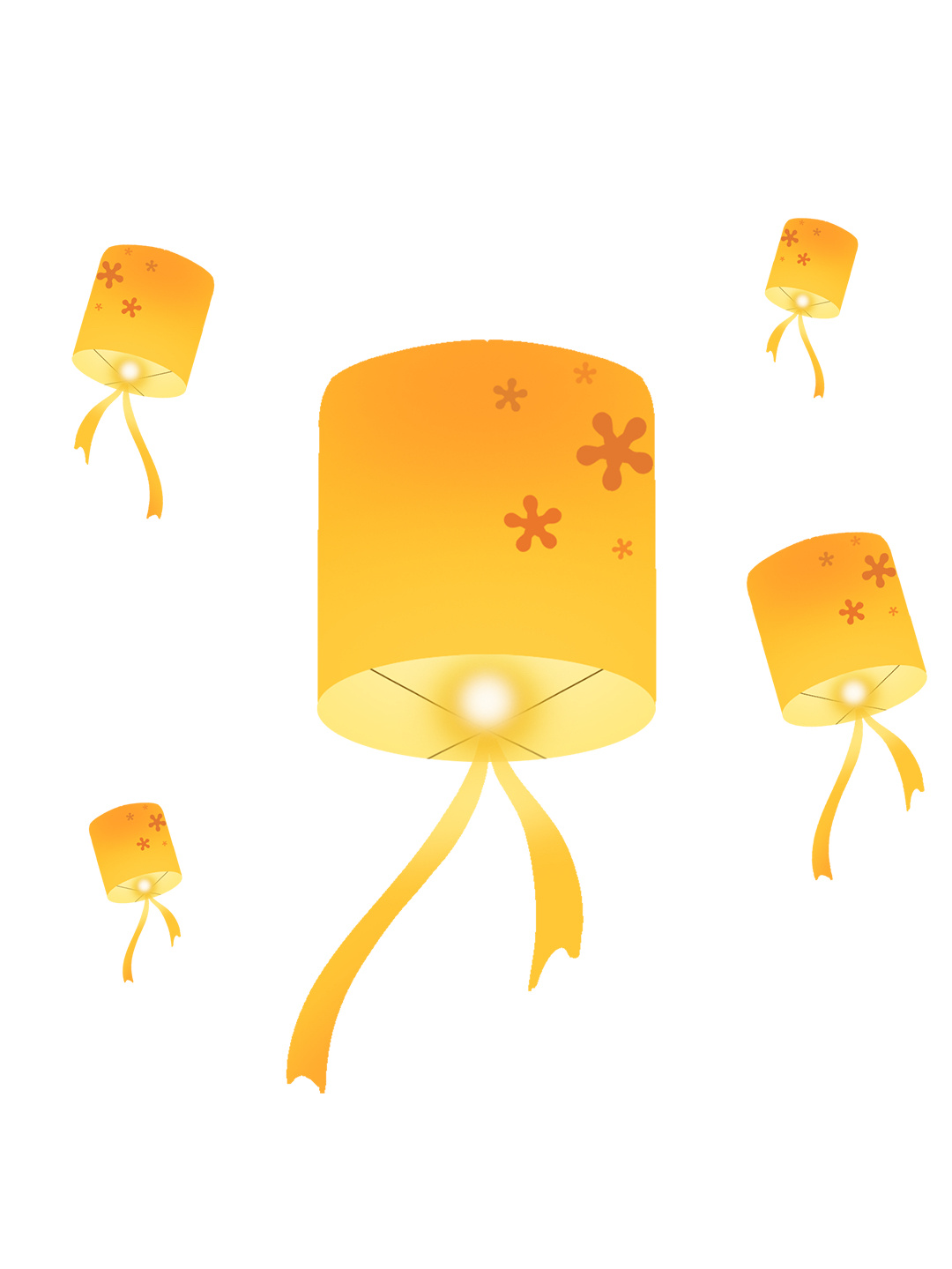 古风孔明灯97手绘元宵装饰97png免扣素材 97今天给大家带来一组