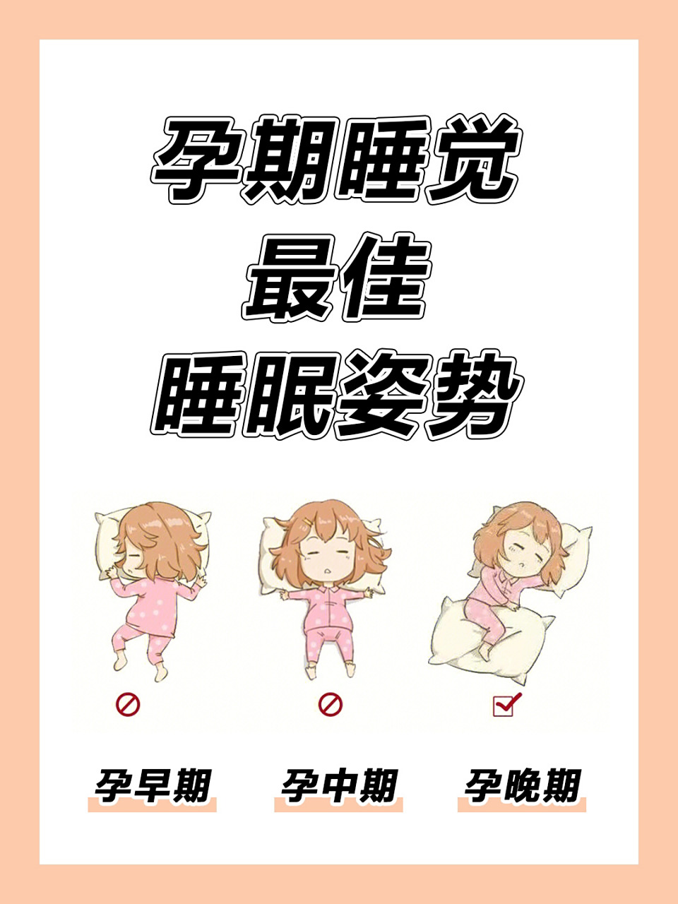 等09  孕早,中,晚期应采用什么睡眠姿