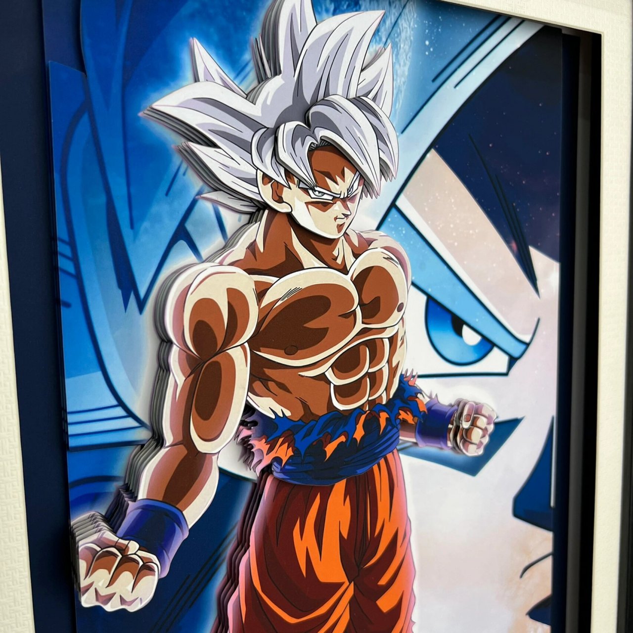 《龙珠》系列之白神悟空纯手工3d立体画 帅就完了!