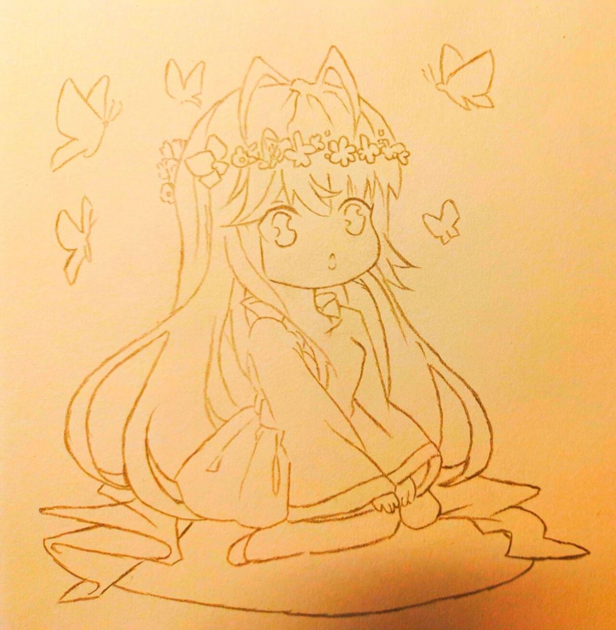 q版唐舞桐绘画步骤(这次更加详细简单哦)    大家说上期的舞桐有点