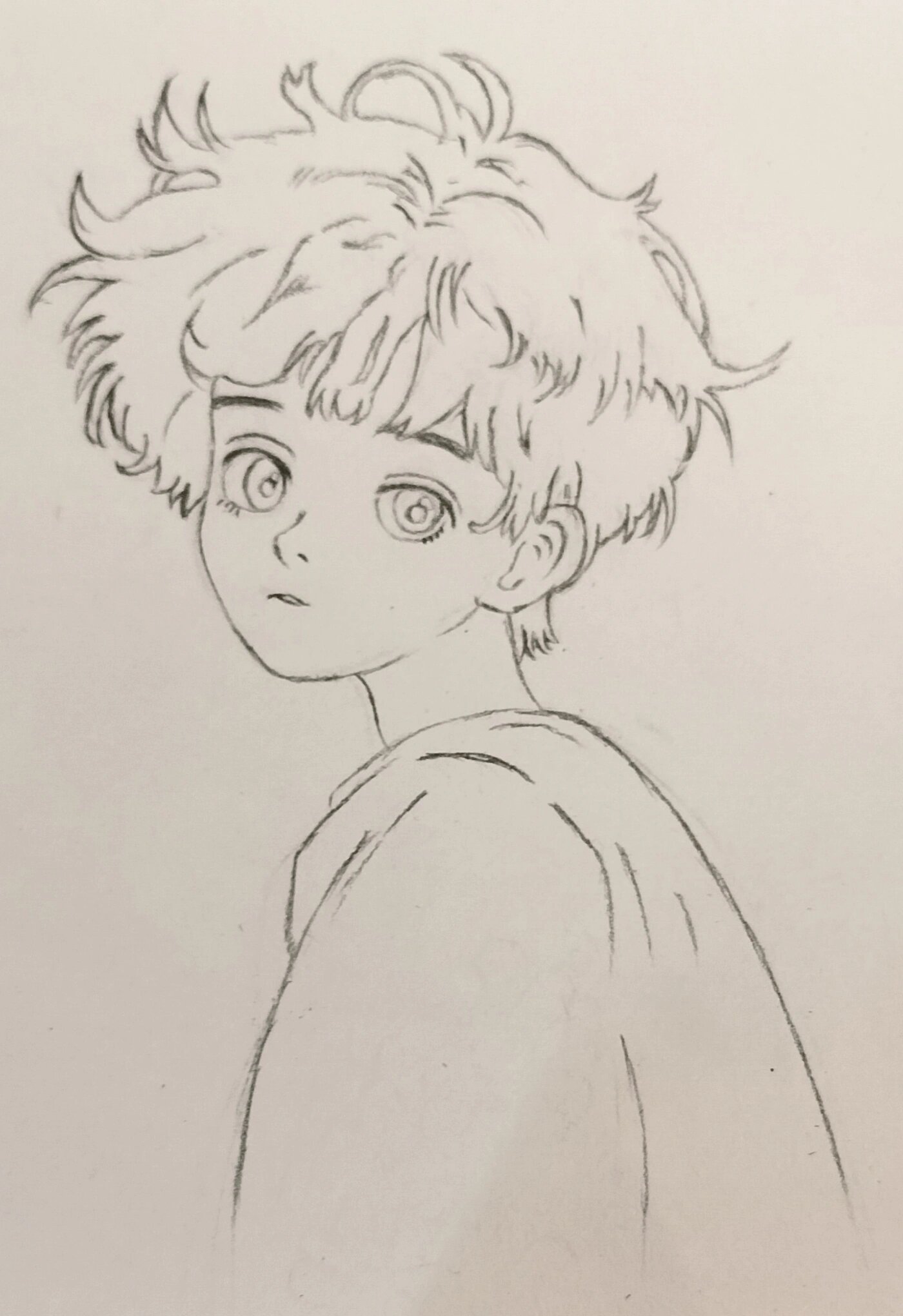 动漫人物简笔画 临摹